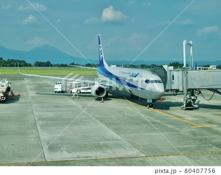 大阪国際空港の飛行機と専用車両、楽しい夏休み、帰省ラッシュ、新型コロナ自粛、ワクチン接種 大阪国際空港の飛行機と専用車両、楽しい夏休み、帰省ラッシュ、新型コロナ自粛、ワクチン接種 80407756