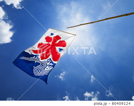 かき氷の下げ旗 80409124