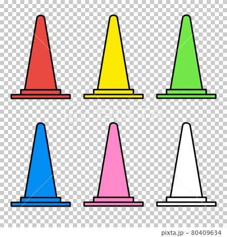 カラフルコーン オレンジ 5本セット　オレンジ カラーコーン コーン 三角コーン まとめ買い 業務用 駐車禁止 進入禁止 工事用品 自在コーン(伸縮コーン) サンセルフ カラーコーン 通販モノタロウ