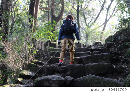 福岡県太宰府市の人気スポット 宝満山 80411700