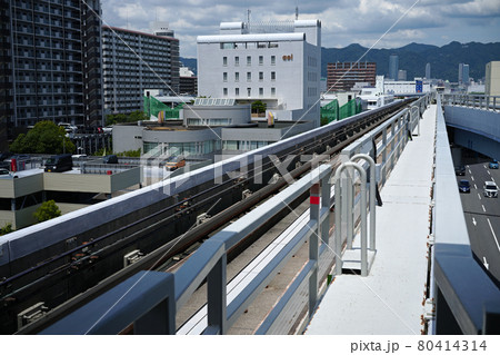 モノレールの線路 80414314
