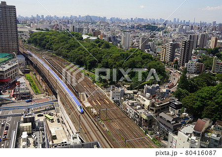 7月　北区91飛鳥山公園と北陸新幹線と都電･北とぴあ 80416087