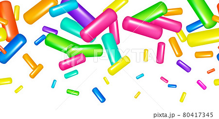 Sweet confetti seamless pattern 80417345
