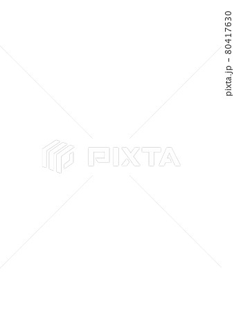 白い背景。B4縦（250mm×353mm）サイズのイラスト素材 [80417630] - PIXTA