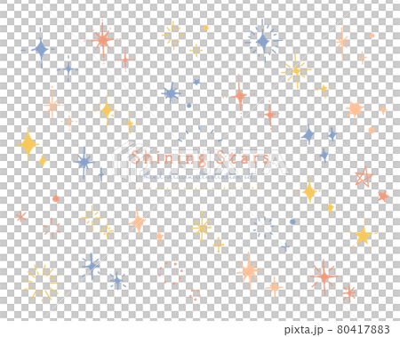 手繪閃點和星星插畫集圖標燈光閃耀簡約裝飾裝飾星星手寫 80417883
