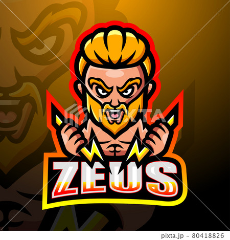 Zeus mascot esport logo design Zeus mascot esport logo design 80418826
