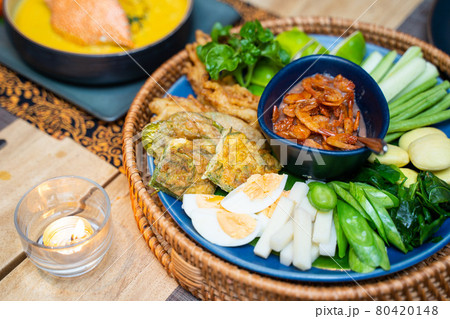 shrimp chili paste Thai southern food 80420148