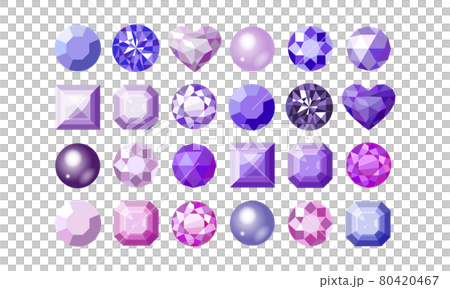 24顆紫色寶石 80420467