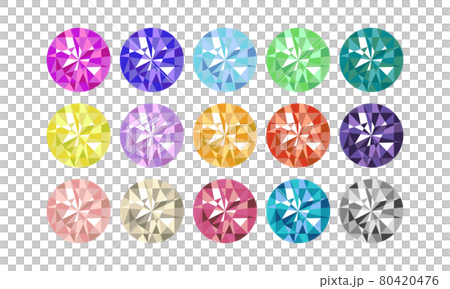 15 colored diamonds 80420476