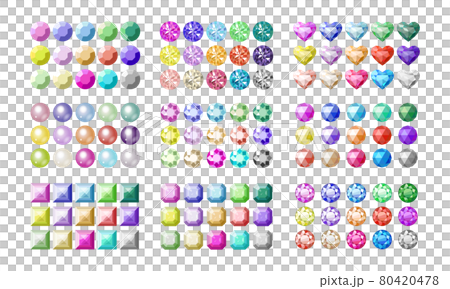 宝石セット（9種類15色） 80420478
