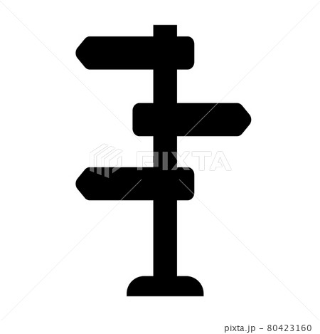 direction icon on white background. signpost sign. direction arrow symbol. flat style. direction icon on white background. signpost sign. direction arrow symbol. flat style. 80423160