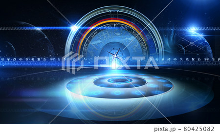 3D rendering Zodiac Wheel universe colourful backdrop loops. Use them to enhance any astrology video presentation or motion graphics project. 80425082