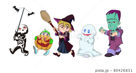 子ども達のハロウィン仮装パレード 子ども達のハロウィン仮装パレード 80426831