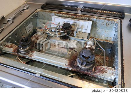 ビルトインガスコンロの交換 80429338