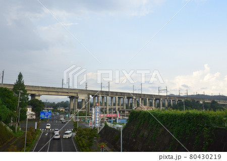 2020年夏の東北本線、福島駅から新白河駅までの車窓風景 80430219