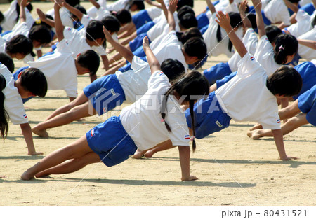 幼稚園の運動会 幼稚園の運動会 80431521