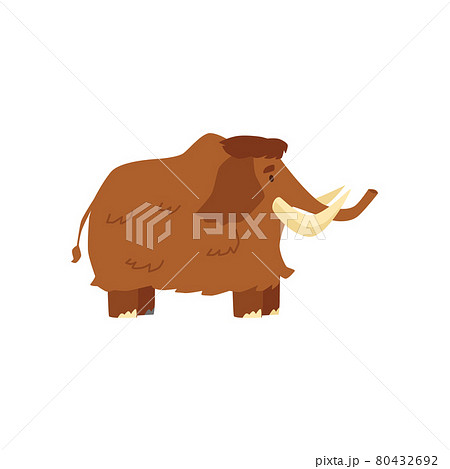 Prehistoric Extinct Mammoth Wild Mammal Animal のイラスト素材