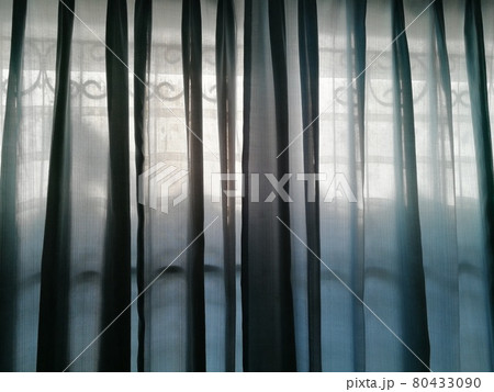 Full frame shot of transparent curtain 80433090