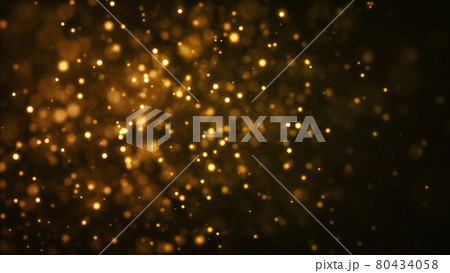 キラキラの玉ボケパーティクル背景素材 80434058