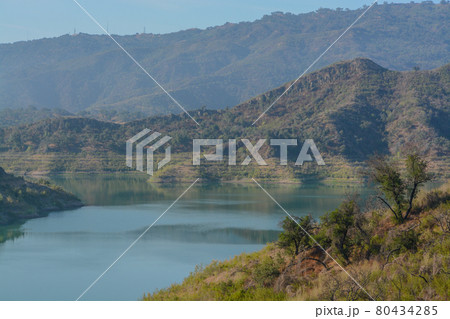 Beautiful Lake Casitas in the rugged mountains of Ventura, Ventura County, California Beautiful Lake Casitas in the rugged mountains of Ventura, Ventura County, California 80434285