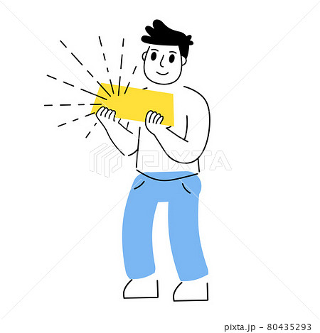 Investing in gold. Businessman with large bullion. Yellow metal bars or ingot. Growing wealth concept. Trade and deposit on stock exchange. Male manager character Investing in gold. Businessman with large bullion. Yellow metal bars or ingot. Growing wealth concept. Trade and deposit on stock exchange. Male manager character 80435293