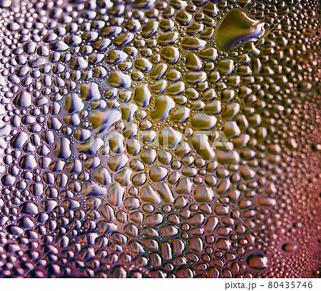 colorful drops of water 80435746