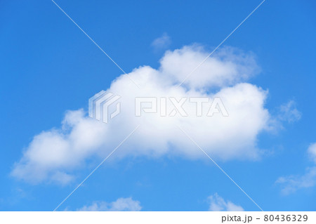 bright sky with beautiful clouds during a day as a background 80436329