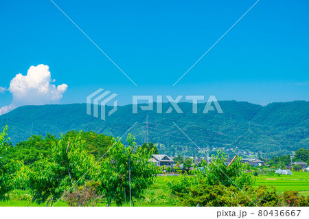 夏空イメージ　【長野県】 80436667