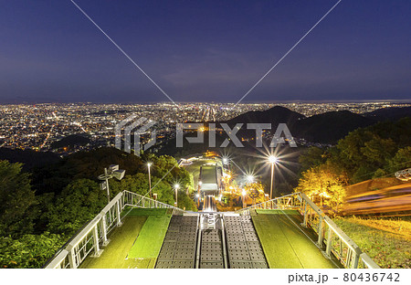 大倉山展望台からの札幌市夜景 80436742