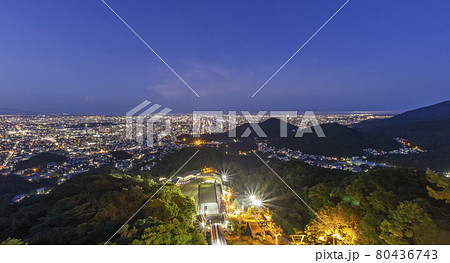 大倉山展望台からの札幌市夜景 80436743