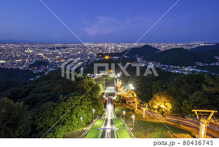 大倉山展望台からの札幌市夜景 80436745