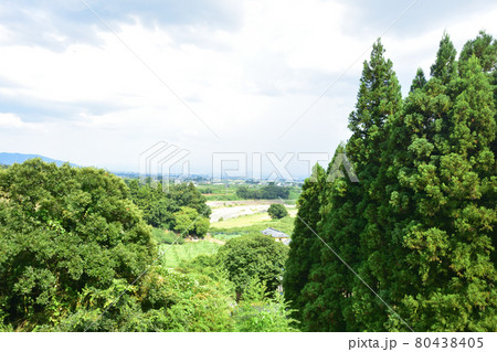 2020年夏、山形線の米沢駅から福島駅間の車窓風景 2020年夏、山形線の米沢駅から福島駅間の車窓風景 80438405