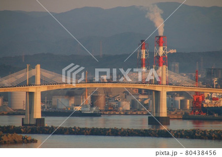 小名浜マリンブリッジ・潮見台(福島県・いわき市) 小名浜マリンブリッジ・潮見台(福島県・いわき市) 80438456