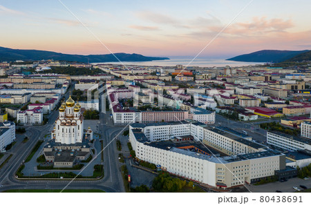 Beautiful morning cityscape Beautiful morning cityscape 80438691