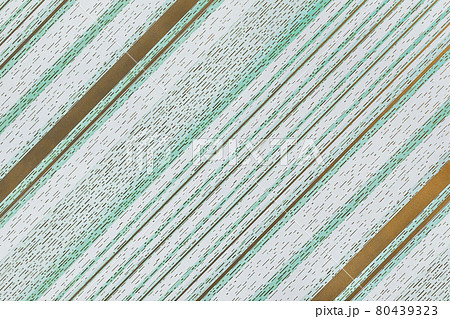 Green wallpaper with abstract diagonal pattern wall texture background 80439323