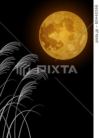 十五夜 月見 秋 背景 十五夜 月見 秋 背景 80440566