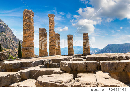 The Temple of Apollo in Delphi 80441141