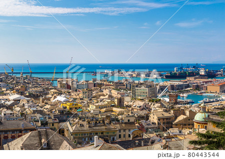 Port of Genoa in Italy 80443544