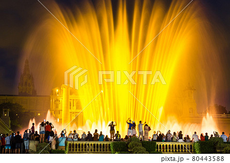 Magic Fountain light show in Barcelona Magic Fountain light show in Barcelona 80443588