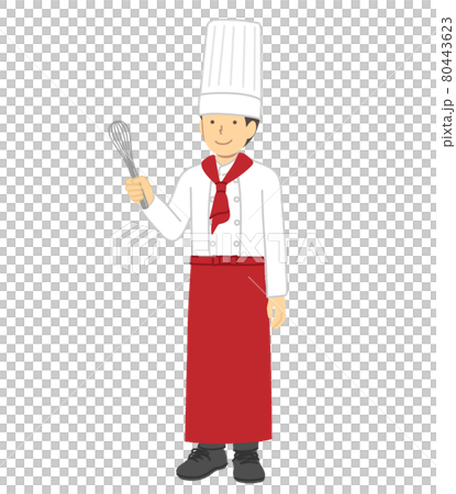 一位男性糕點師的插圖 80443623