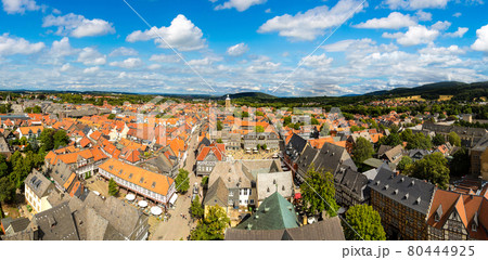 Panoramic view of Goslar, Germany 80444925