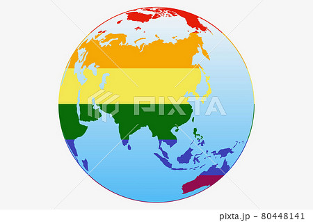LGBT色の地球 80448141