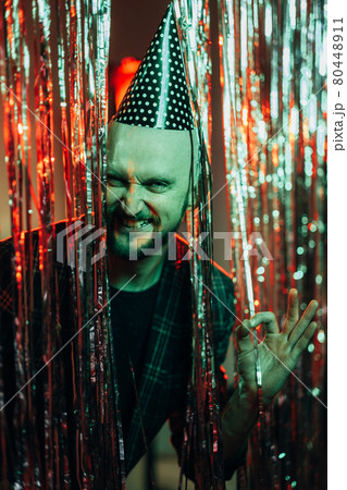 funny birthday happy man holiday joy enjoying funny birthday happy man holiday joy enjoying 80448911