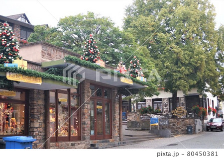ドイツ リューデスハイム つぐみ横丁の風景 80450381