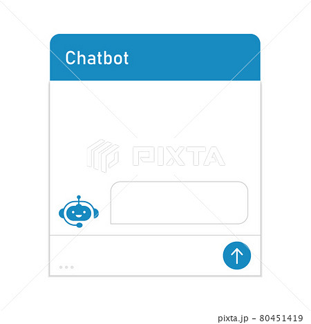 Chatbot And Dialogue Window Mobile Helper のイラスト素材