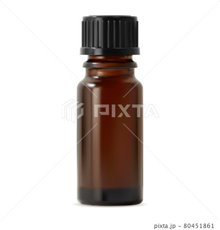 Essential oil bottle. Cosmetic oil glass container Essential oil bottle. Cosmetic oil glass container 80451861