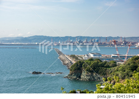 《和歌山》トンガの鼻　雑賀埼　防波堤 80451945