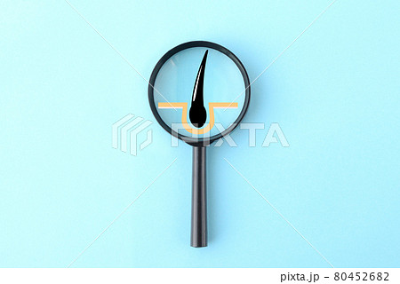 髪の毛の健康状態のチェックイメージ 80452682