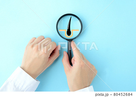 髪の毛の健康状態のチェックイメージ 髪の毛の健康状態のチェックイメージ 80452684