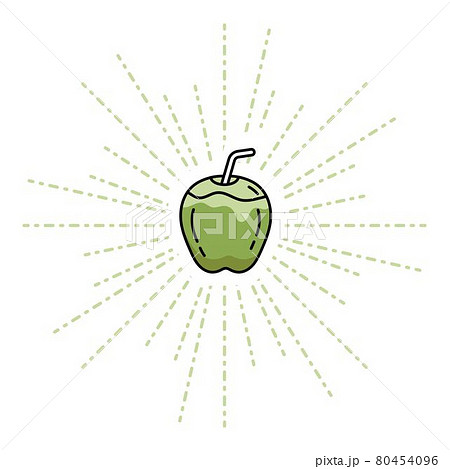 coconut logo Vector icon design illustration 80454096